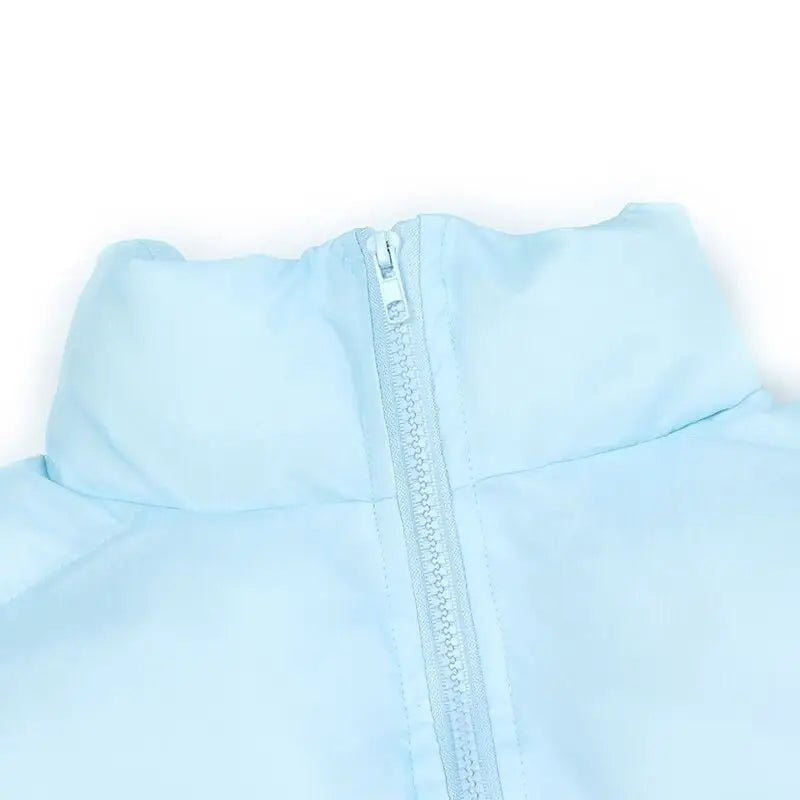 Y2k streetwear and reflective style led down jacket