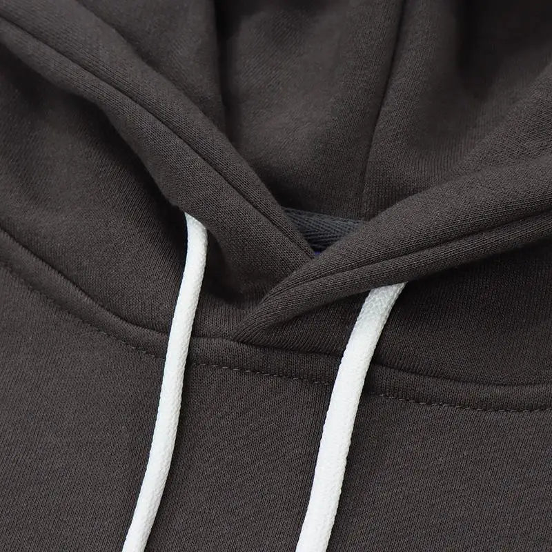 Dragged life y2k letter print oversized hoodie - hoodies