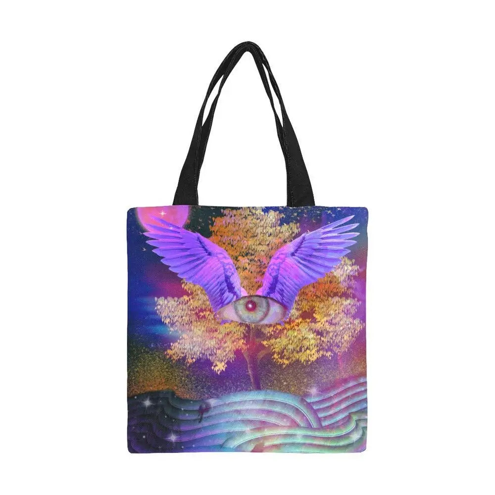 Lightweight y2k tote bag with sturdy handle for shopping essentials - one size - bags