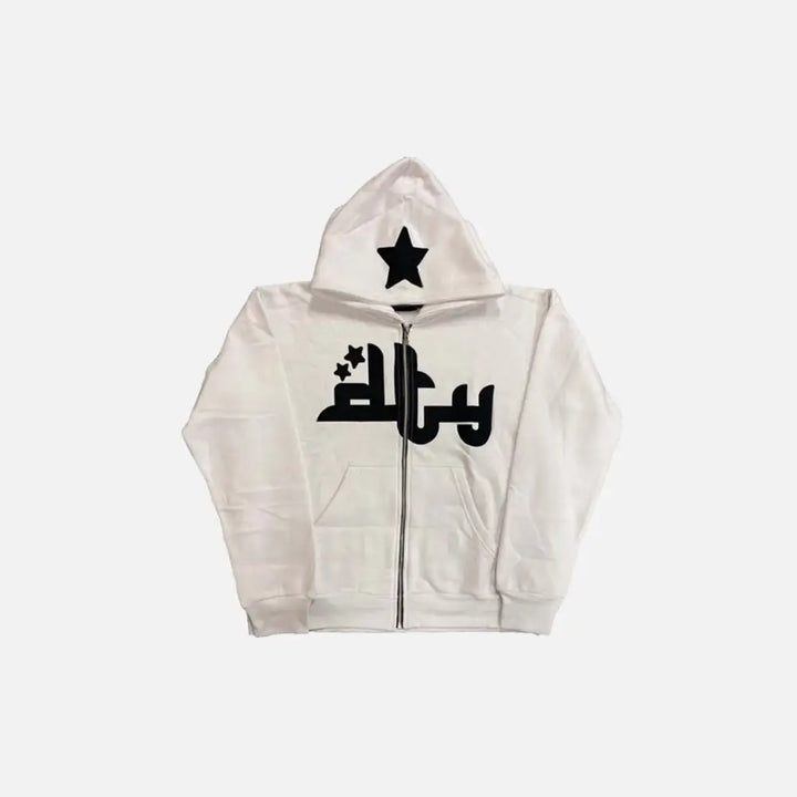 Dty hoodies for stylish y2k streetwear comfort and warmth - white / s