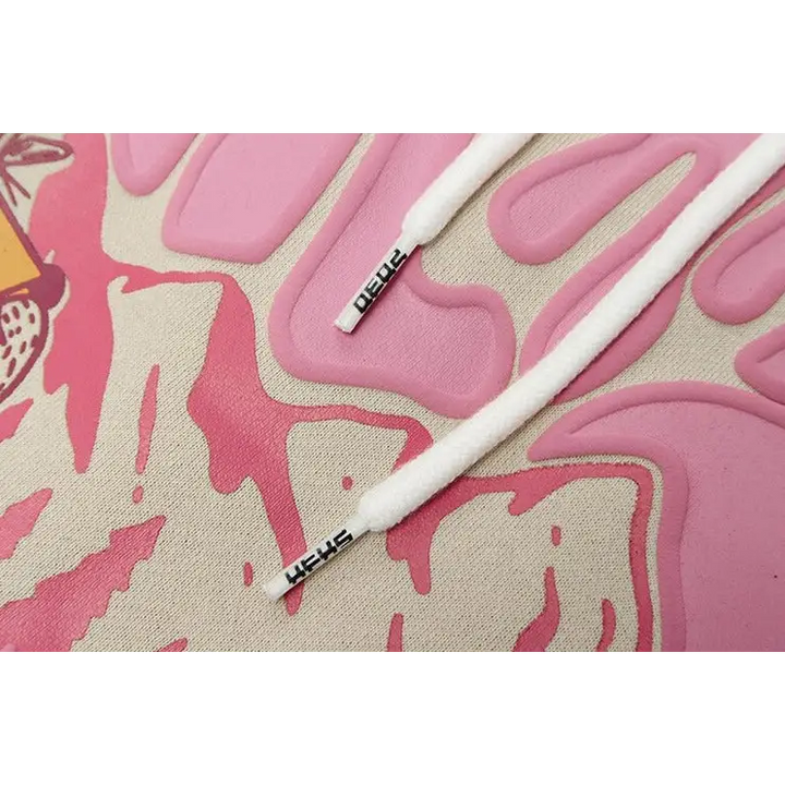 Y2k heart double match hoodie for trendy streetwear style - hoodies