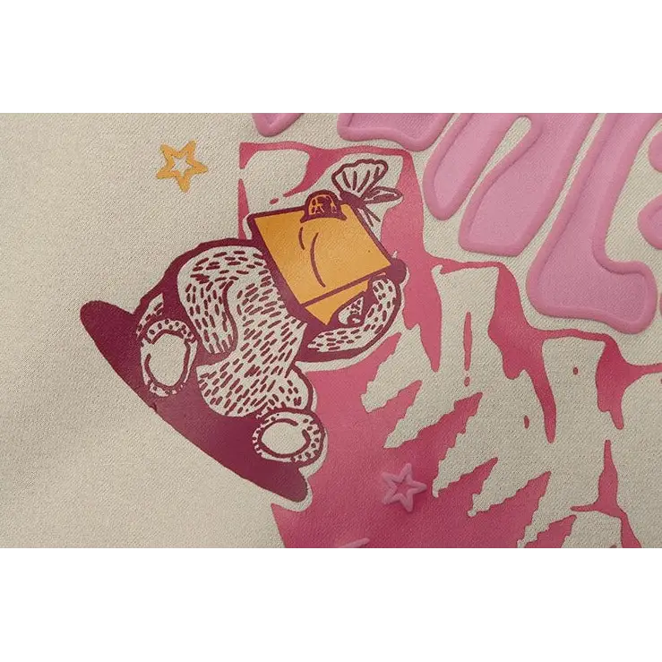 Y2k heart double match hoodie for trendy streetwear style - hoodies