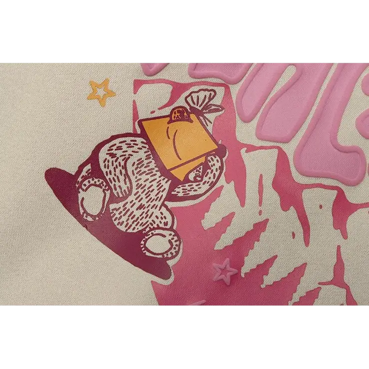 Y2k heart double match hoodie for trendy streetwear style - hoodies