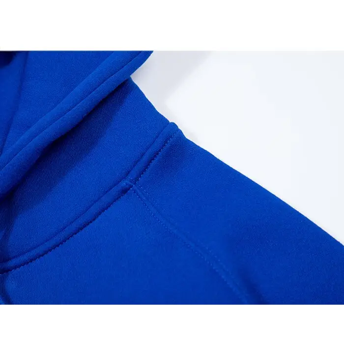 Y2k letter embroidered plain hoodie for comfort and style - hoodie