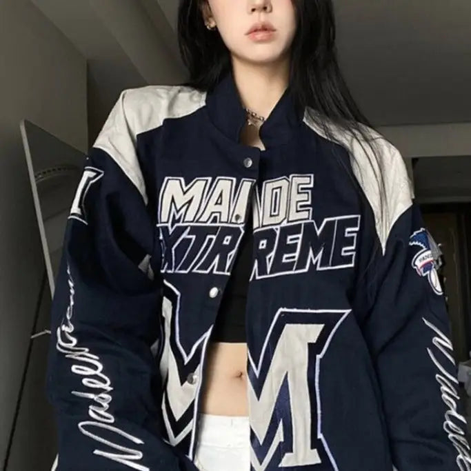 Customizable y2k style embroidered running jacket - 2 / s