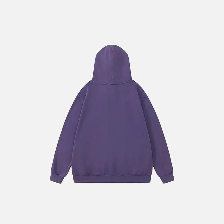 Y2k letter embroidery hoodie for stylish comfort and durability - hoodies