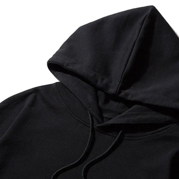 Y2k embroidered lion head print hoodie for style and comfort - hoodies