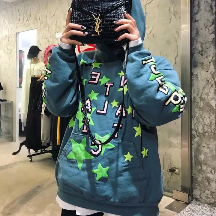 Enter galactic y2k hoodie for ultimate streetwear style - hoodies