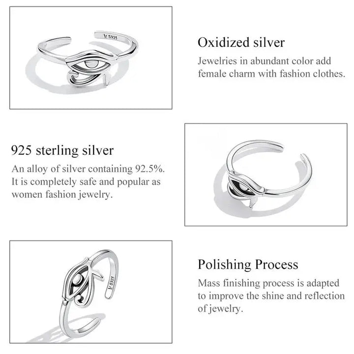 Sterling silver ring with free velvet jewelry bag - rings