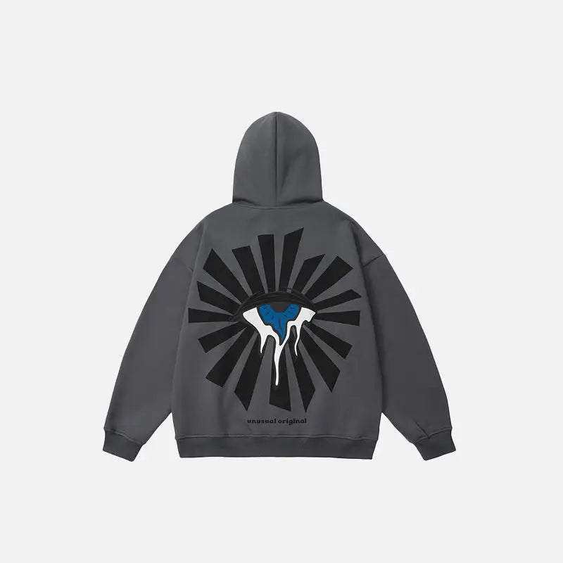 Y2k eyes zip hoodie from the latest streetwear collection - hoodies