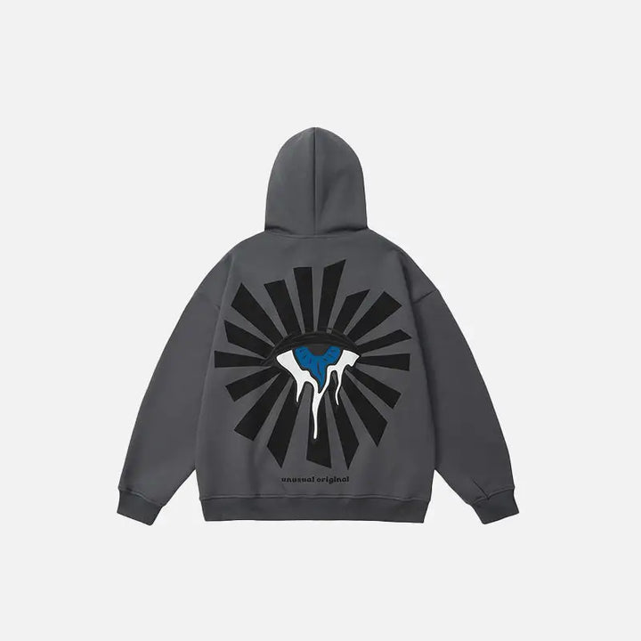 Y2k eyes zip hoodie from the latest streetwear collection - hoodies