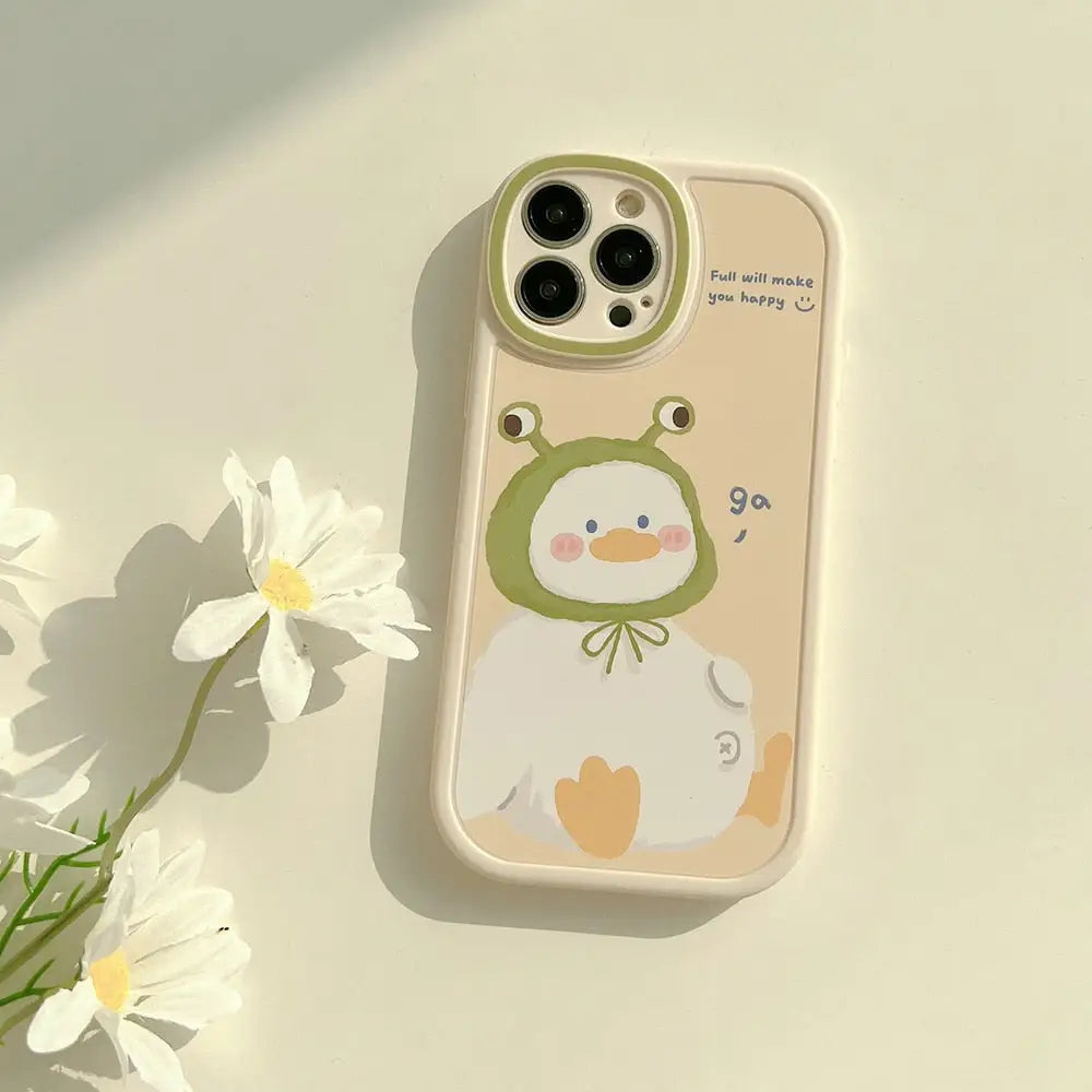 Fat duck y2k cell phone case for stylish iphone protection - cases