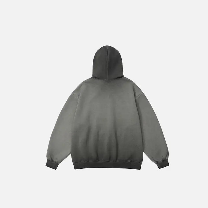 Washed pear y2k gradient hoodie for a stylish streetwear look - hoodies