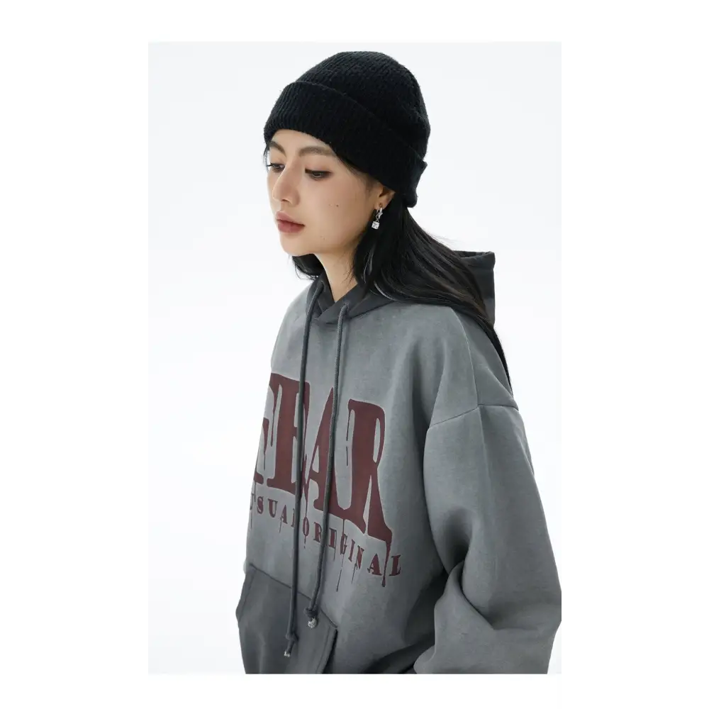 Washed pear y2k gradient hoodie for a stylish streetwear look - hoodies