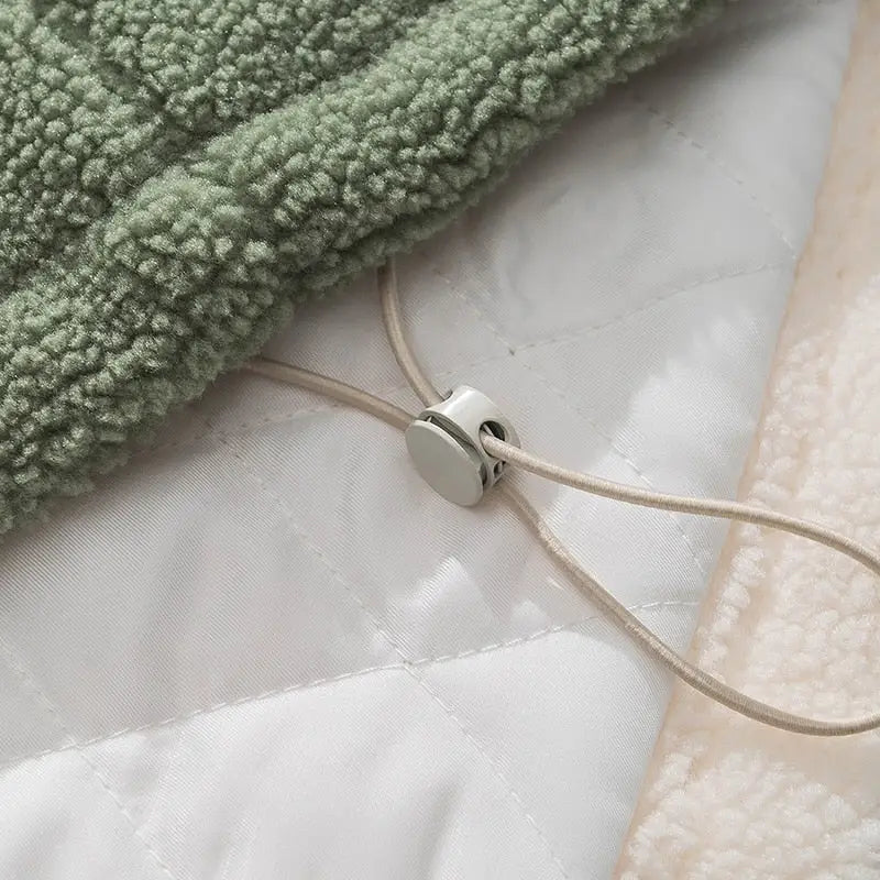 Shooting stars turtleneck fleece jacket for comfort and style - jackets