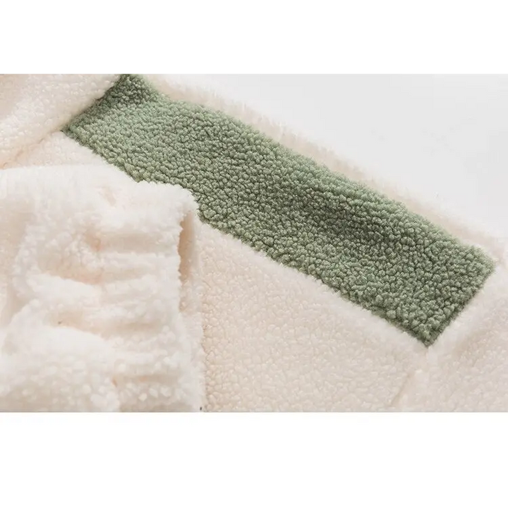 Shooting stars turtleneck fleece jacket for comfort and style - jackets