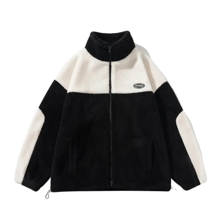 Fleece y2k black for urban fashion enthusiasts - washed / m