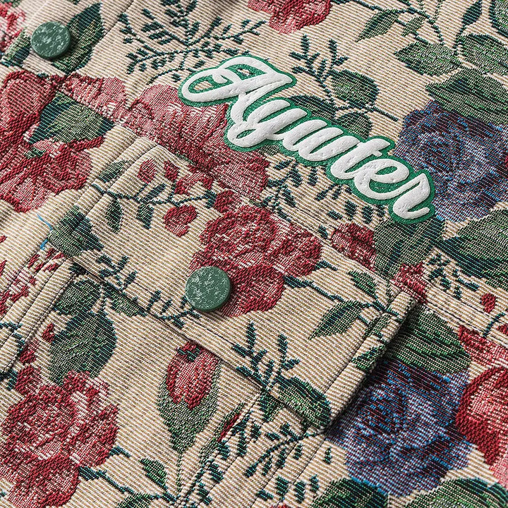 Y2k flower garden jacket for bold streetwear style - jackets