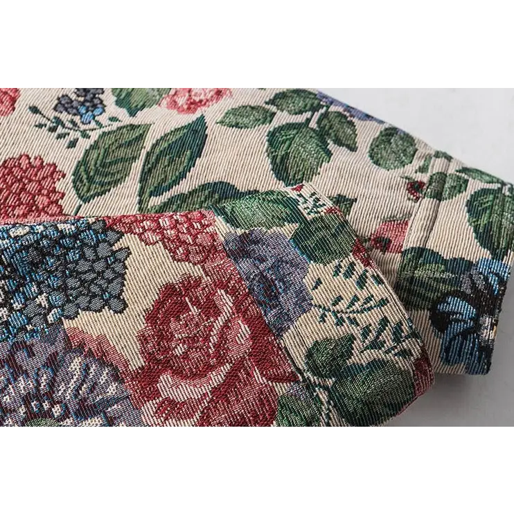 Y2k flower garden jacket for bold streetwear style - jackets