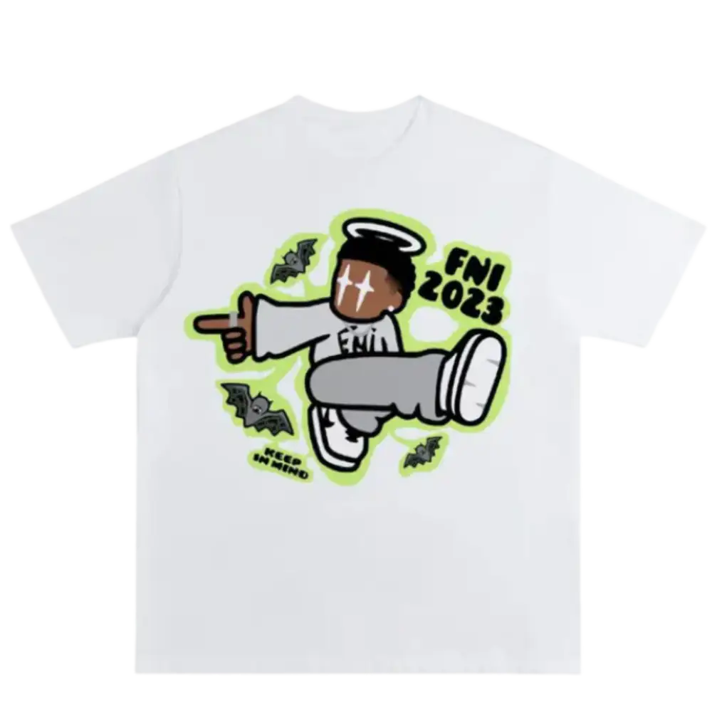 T-shirt fni y2t 2023 pour mode urbaine et y2k - white / s