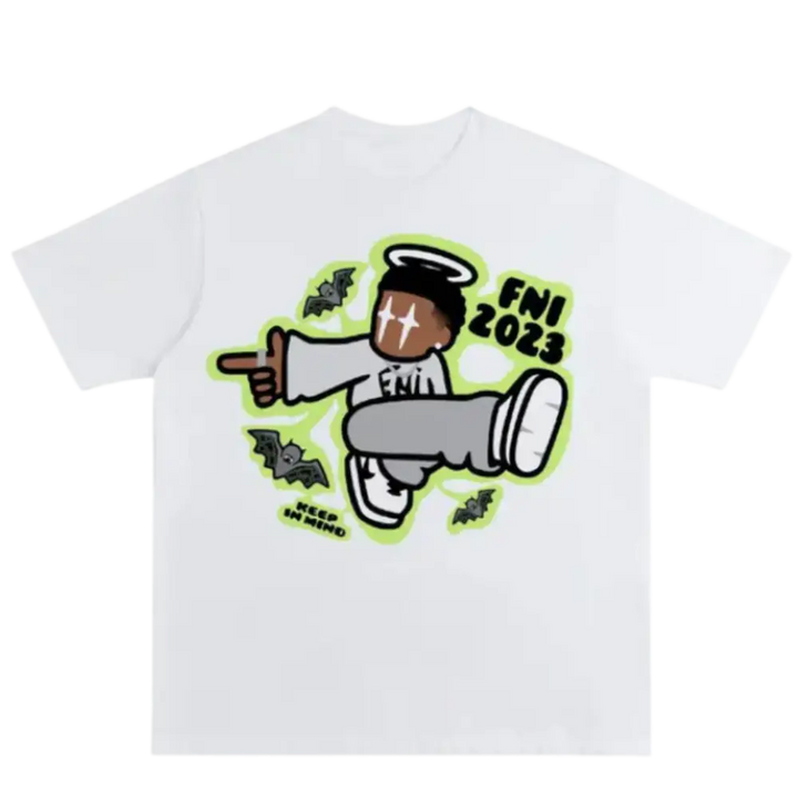 T-shirt fni y2t 2023 pour mode urbaine et y2k - white / s