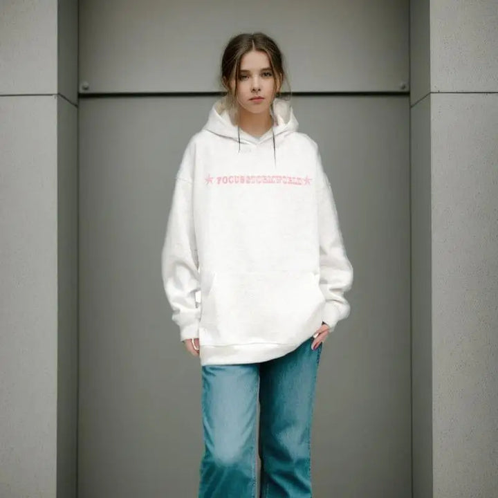 Focus y2k hoodie for trendy streetwear style - hoodies