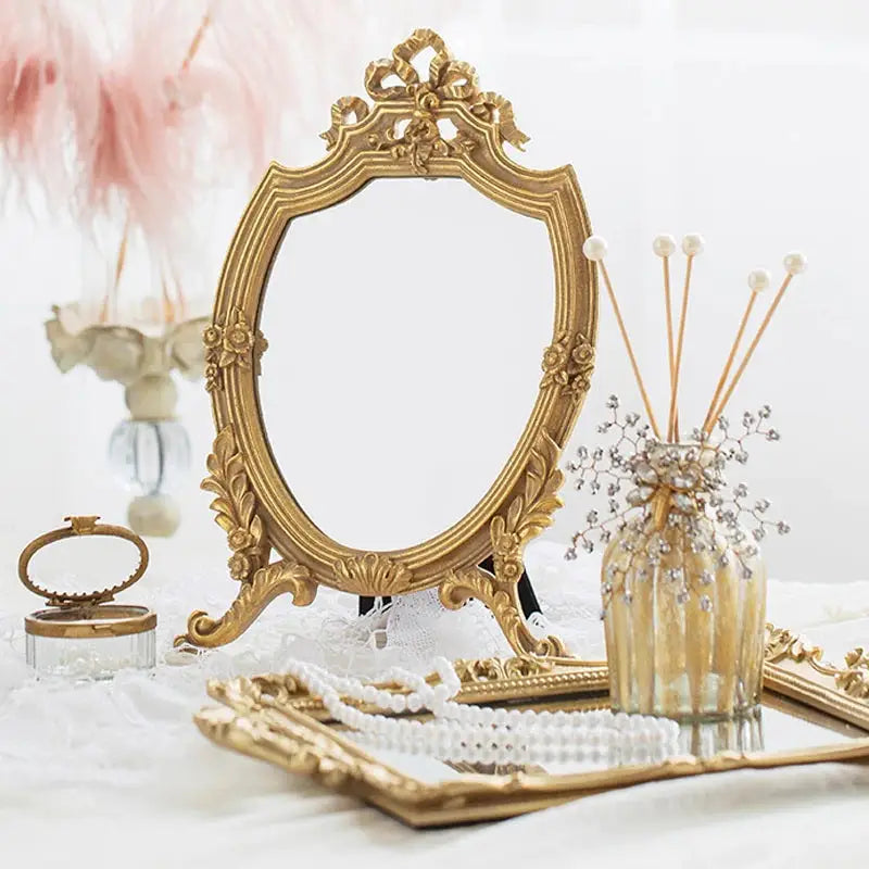 French style beauty mirror for vintage aesthetic bedrooms