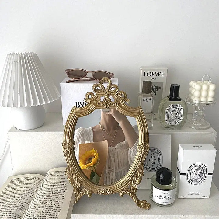 French style beauty mirror for vintage aesthetic bedrooms