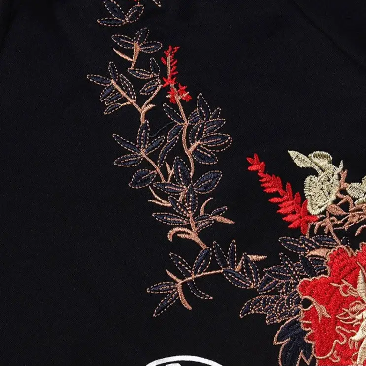 Château de pleine lune y2k hooded sweatshirt with floral pattern - hoodies