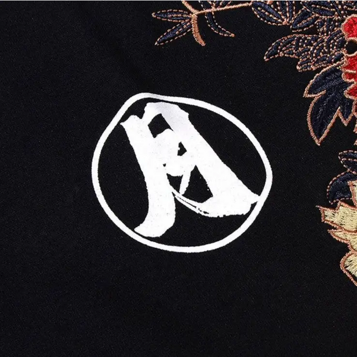 Château de pleine lune y2k hooded sweatshirt with floral pattern - hoodies