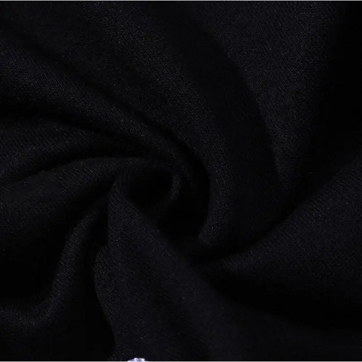 Château de pleine lune y2k hooded sweatshirt with floral pattern - hoodies