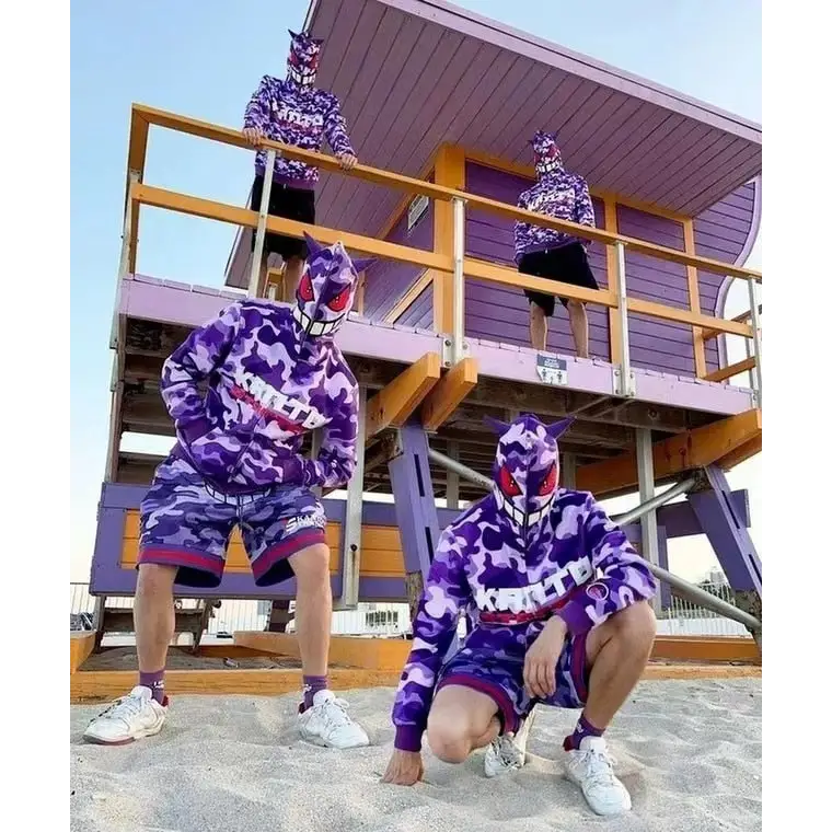 Jacket full zip ectoplasma full zip pokémon streetwear