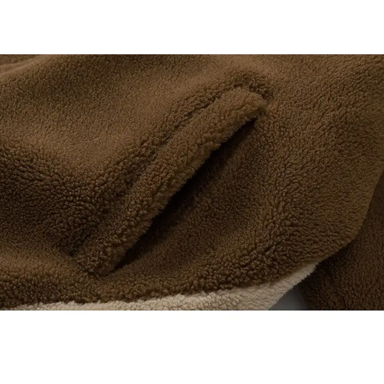 Y2k furry fleece zip jacket for warmth and style