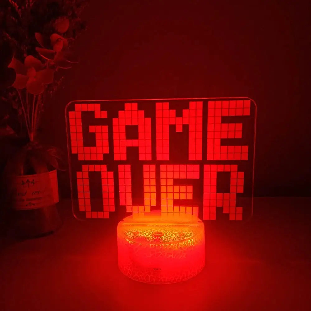 Gamer bedside lamp for aesthetic bedroom ambiance