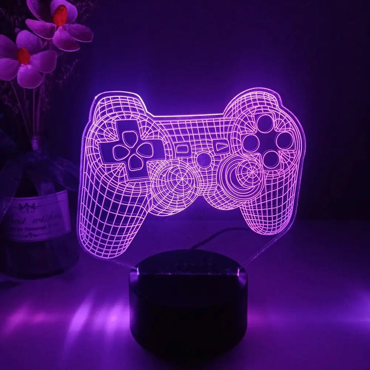 Gamer bedside lamp for aesthetic bedroom ambiance