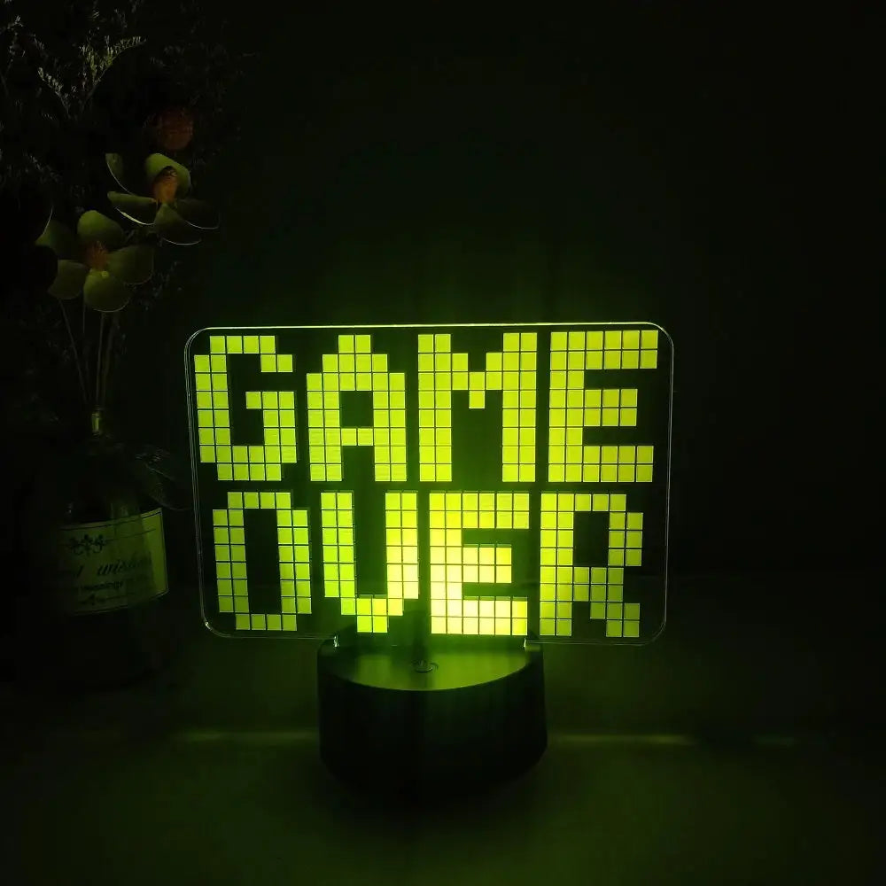 Gamer bedside lamp for aesthetic bedroom ambiance