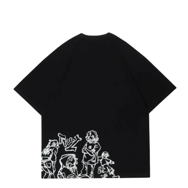Tee-shirt ghetto playground black y2k