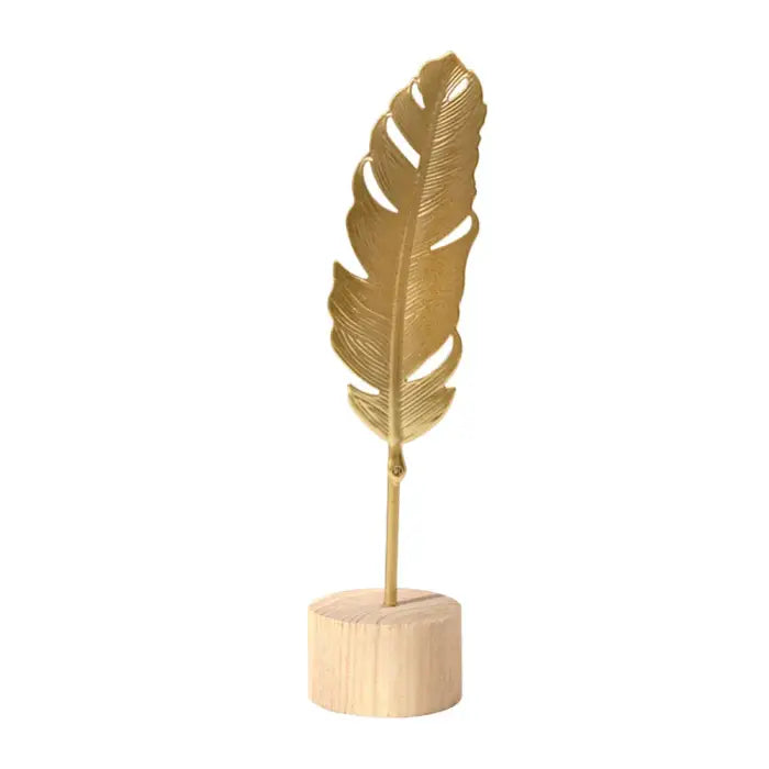 Gold leaf room decor ornament for aesthetic spaces