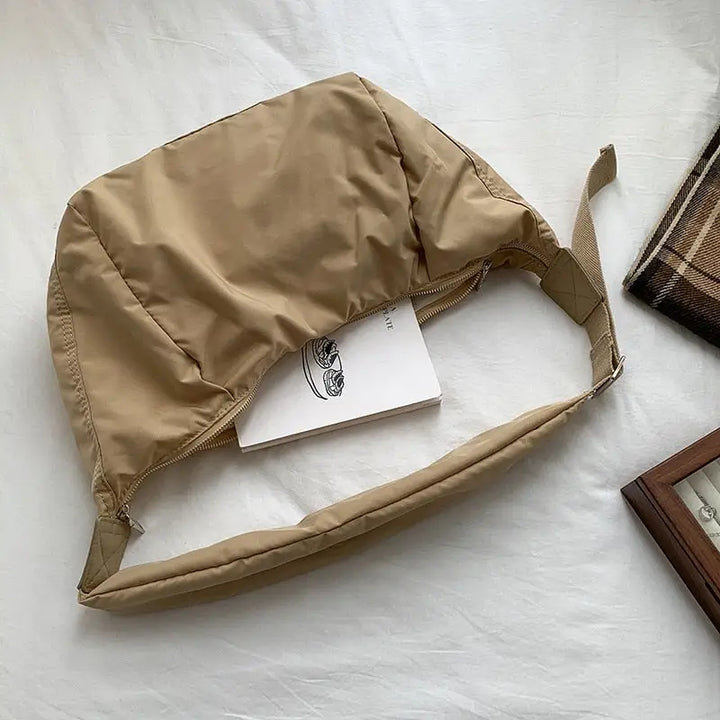 Gorpcore y2k bag for fashion enthusiasts and style seekers - apricot