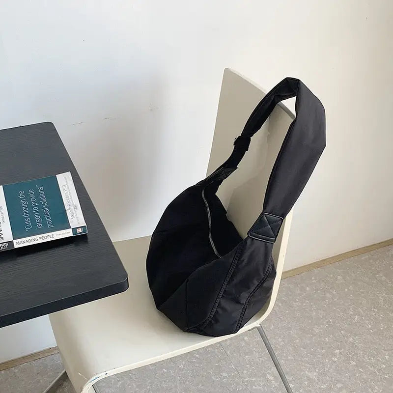 Gorpcore y2k bag for fashion enthusiasts and style seekers - black