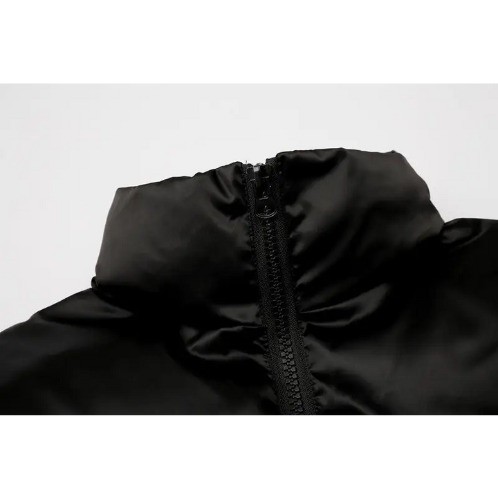 Graffiti y2k cotton quilted jacket for comfort and style - puffer jackets