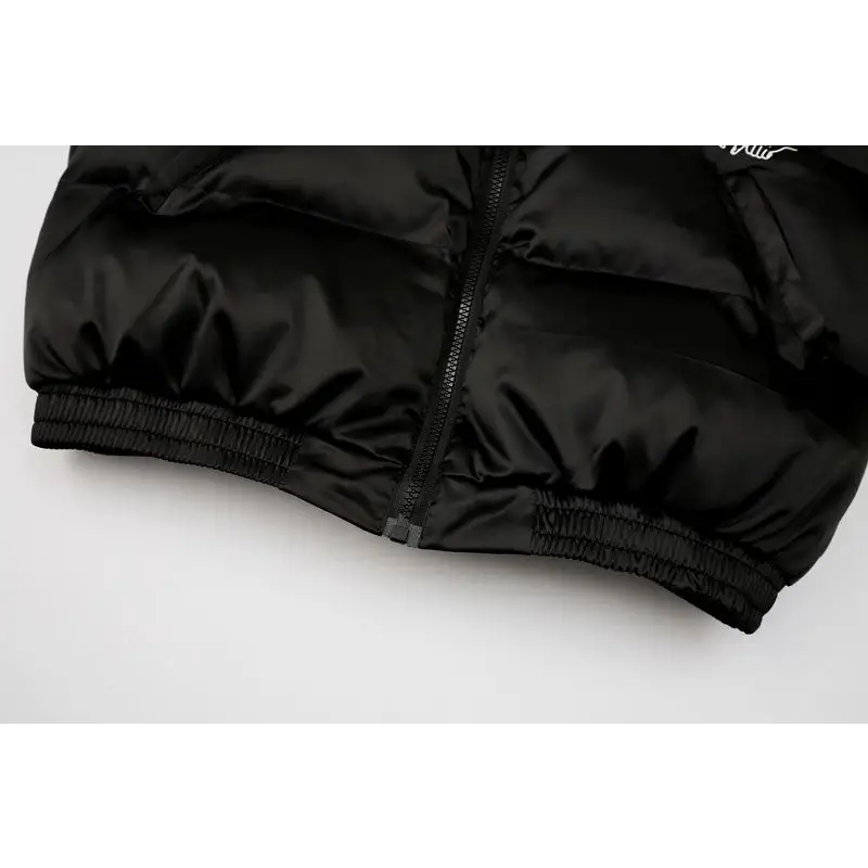 Graffiti y2k cotton quilted jacket for comfort and style - puffer jackets