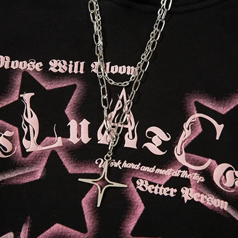 Gradient graphic oversized hoodie for ultimate comfort and style - hoodies