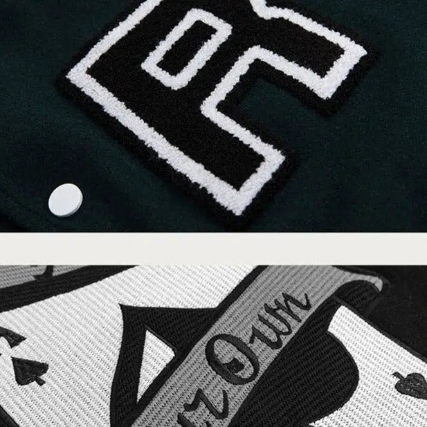 Varsity y2k green jacket - comfort & urban style