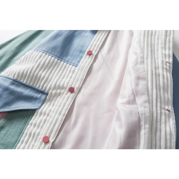 Unique y2k heart corduroy jacket for comfortable and durable wear - jackets