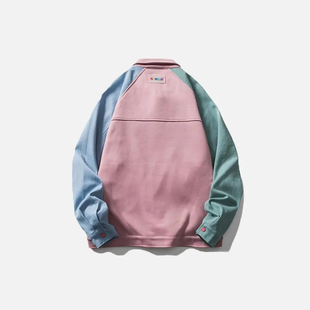 Unique y2k heart corduroy jacket for comfortable and durable wear - jackets