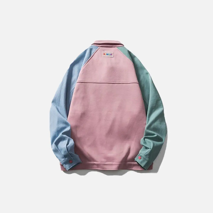 Unique y2k heart corduroy jacket for comfortable and durable wear - jackets