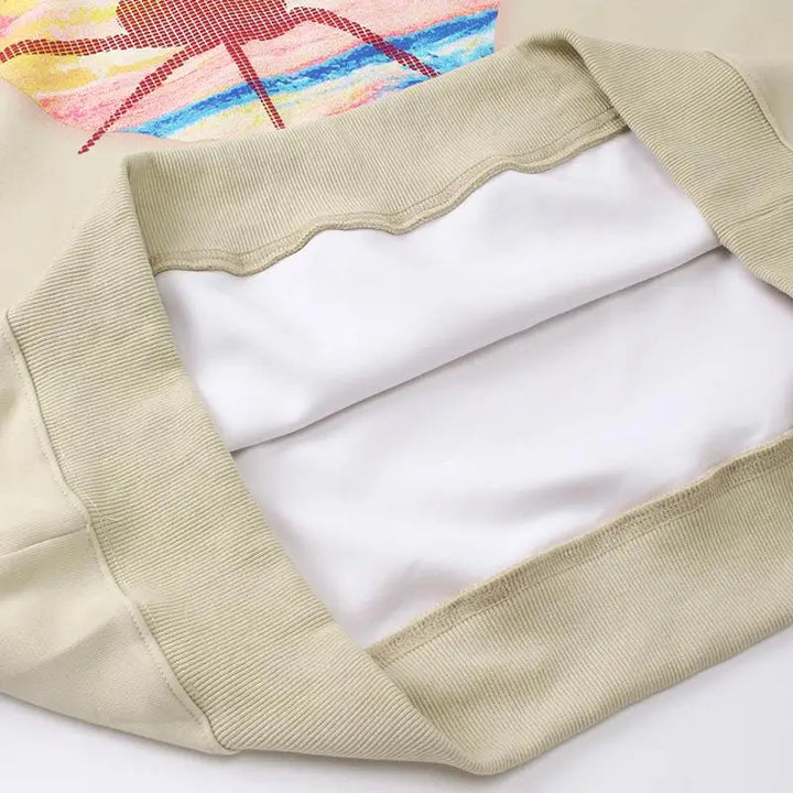 Heart shaped spider web graphic hoodie from y2k streetwear collection - hoodies