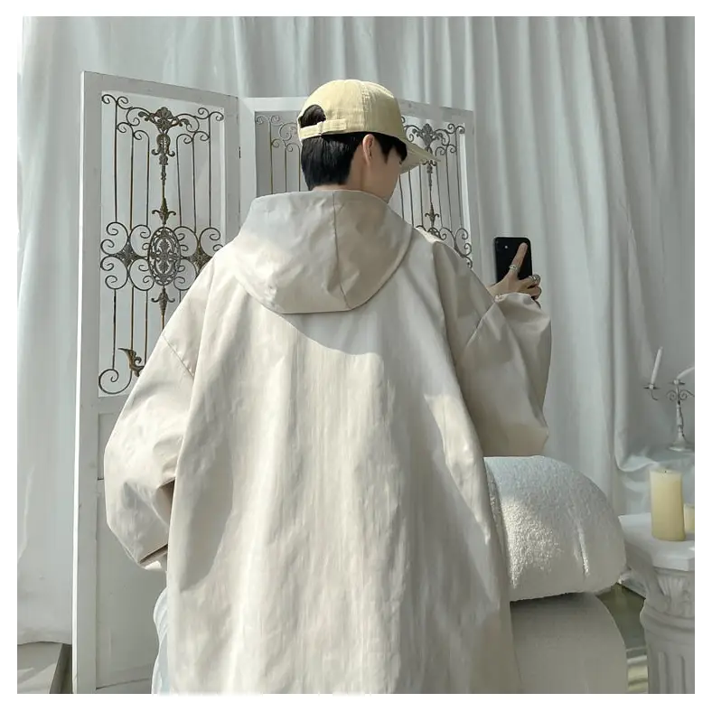 Stylish y2k jacket made from high quality polyester - windbreaker jackets