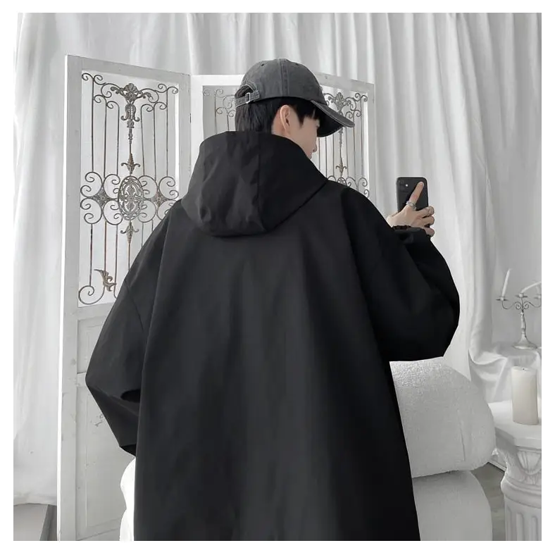 Stylish y2k jacket made from high quality polyester - windbreaker jackets